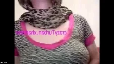 Türk Türkçe Porno / Webcamda asker kocasına show yapan türk