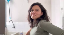 Amatör Porno / Tuvaletde gizli çekim, snapchat pornosu