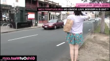 Gizli Çekim Porno / Avustralyalı kız arkadaşını tenhada amdan becerdi