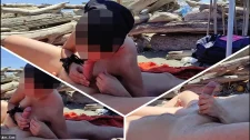 Amatör Porno / Alanya sahilinde oral seks yaparken ifşa oldu