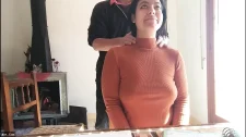 Amatör Porno / Omuz masajından blowjoba giden sexs yolculuğu
