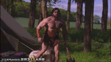Anal Porno / Kamp çadırında yaratıkların gurup pornosu